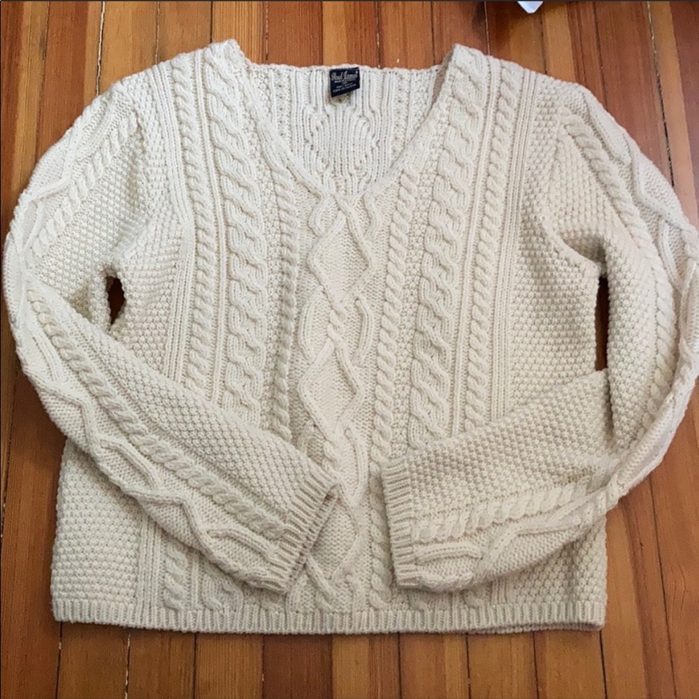 Paul James classic Fisherman's 100% wool sweater